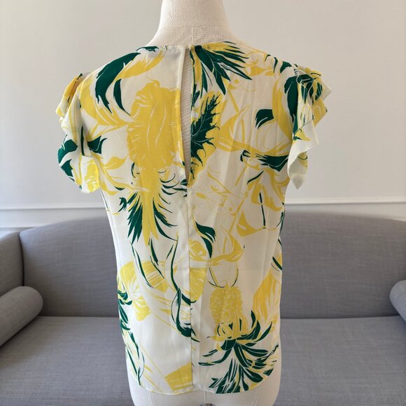 Aritzia Pineapple T-Shirt Blouse - Size Small - Picture 3 of 3